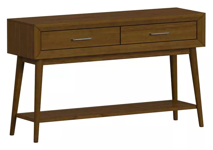 Veronica Walnut Occasional Table Set with Casters