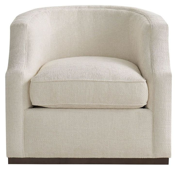 Talia Nona Vanilla Upholstered Swivel Chair