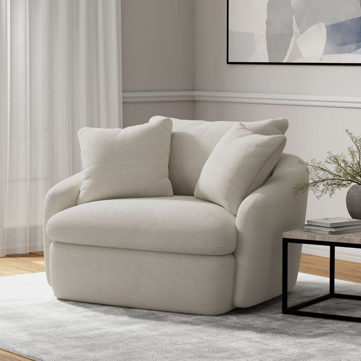 Boomer Utopia Sand Large Swivel Chair