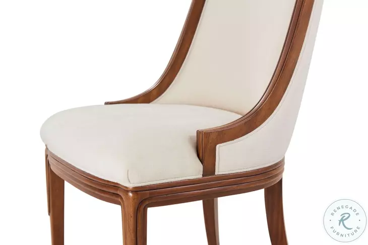 Dorchester Marshmallow Performance Fabric Side Chair