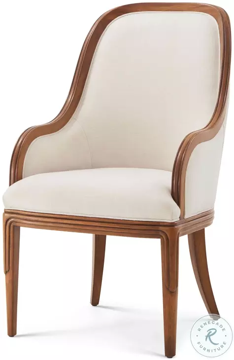 Dorchester Marshmallow Performance Fabric Arm Chair