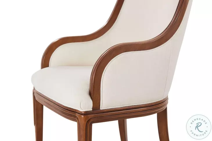 Dorchester Marshmallow Performance Fabric Arm Chair