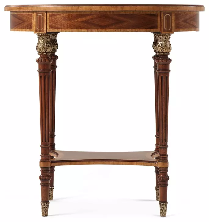 Stephen Church Walcot and Gold Round Aleron Side Table