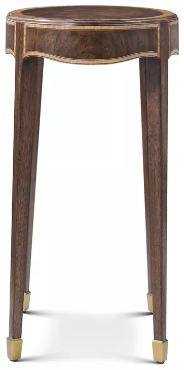 Stephen Church Cotswold Saddle and Gold Oval Evren Drink Table