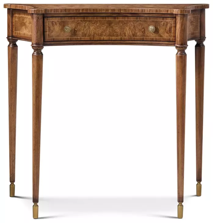 Stephen Church Lancaster Brown and Gold 34" Lorient Writing Table