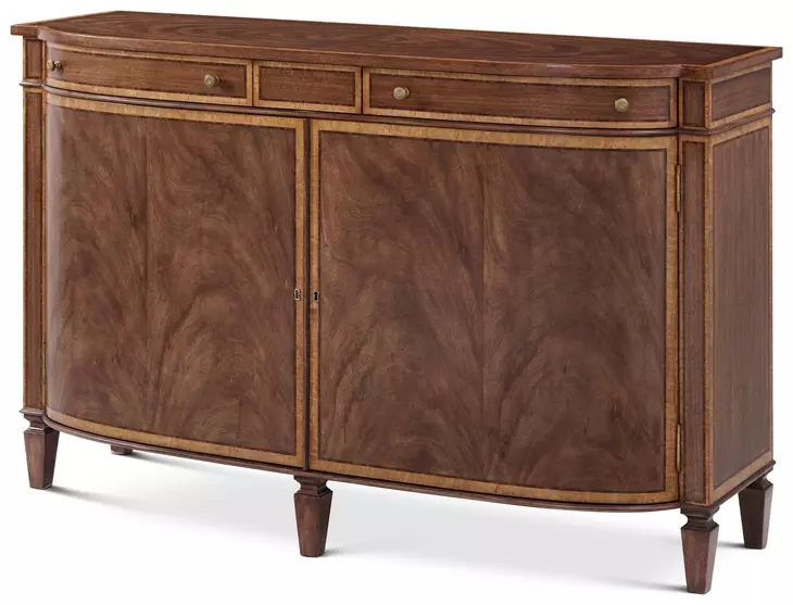 Stephen Church Cotswold Saddle and Stratford Tobacco 2 Door Darrow Sideboard