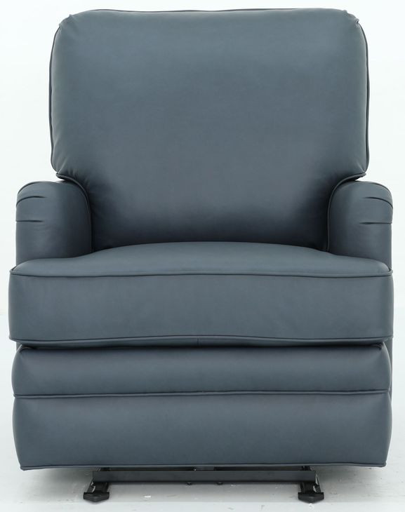 Scarlett Santa Fe Ocean Leather Wall Hugger Power Recliner with USB Port