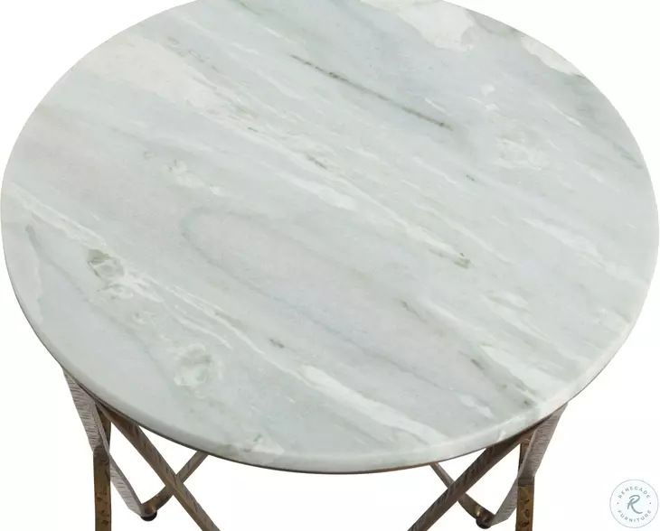 Phoenix Vintage Gold Side Table