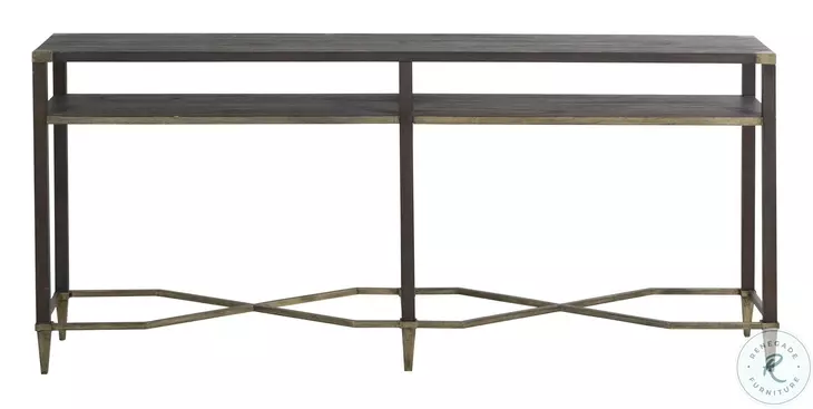 Sue Natural Black Console Table