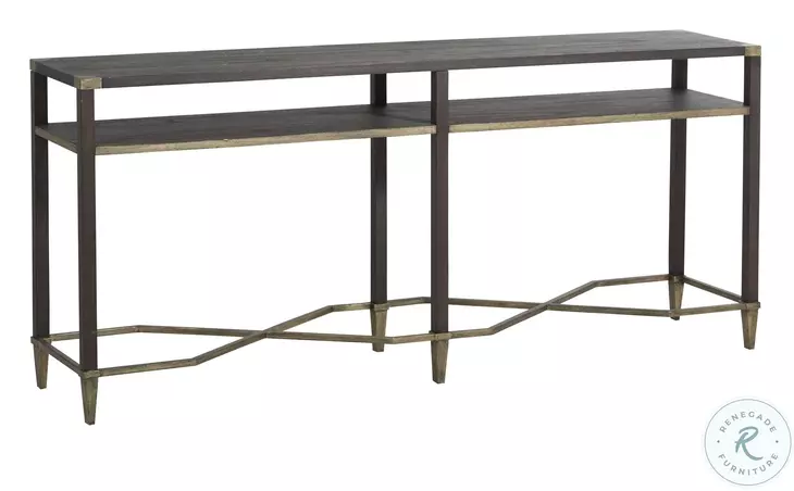 Sue Natural Black Console Table