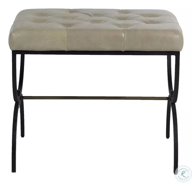 Galvin Gray And Textured Black Stool