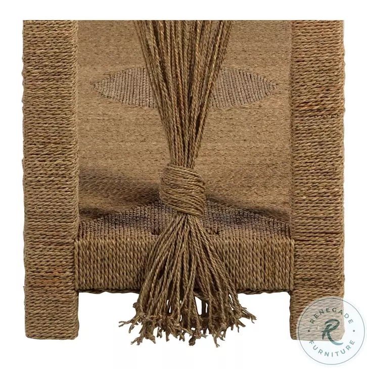 Hutch Natural Seagrass Console Table