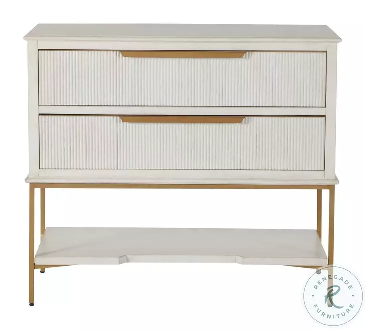 【RITAO CHAN】DALI  Menuet Ⅱ Riggs Sesame White Nightstand from Gabby | Coleman Furniture