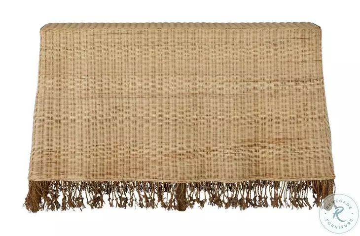 Desoto Natural Rattan Console Table
