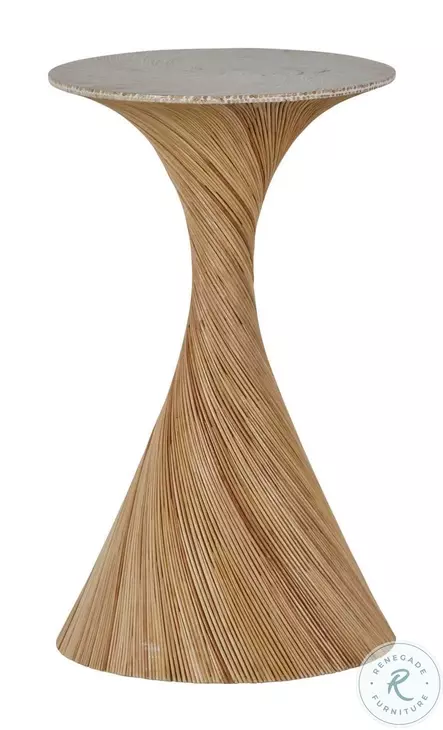 Kirk Natural Rattan Drink Table