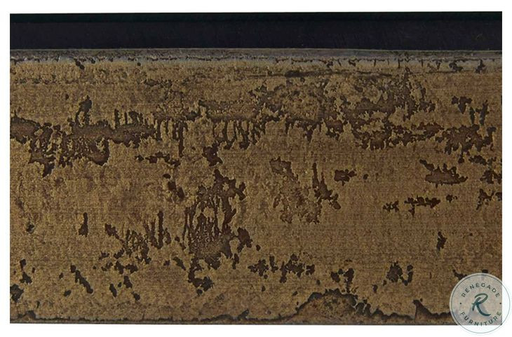 Wilbur Forged Champagne And Ivory Marble Coffee Table