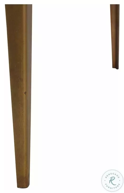 Winona Light Brass Side Table