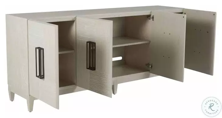 Tilden Cerused White Cabinet