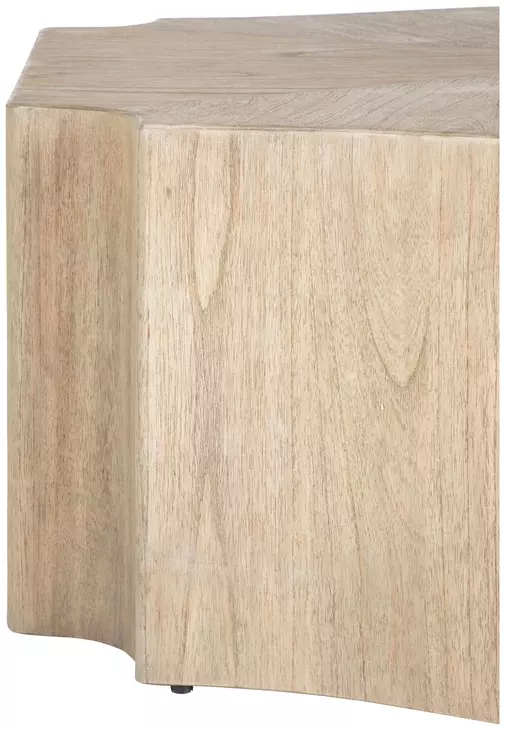 Ziya Light Blonde Free Form Cocktail Table