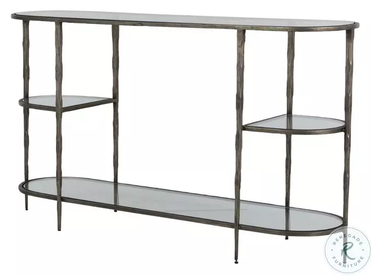Wyeth Antique Nickel Console Table