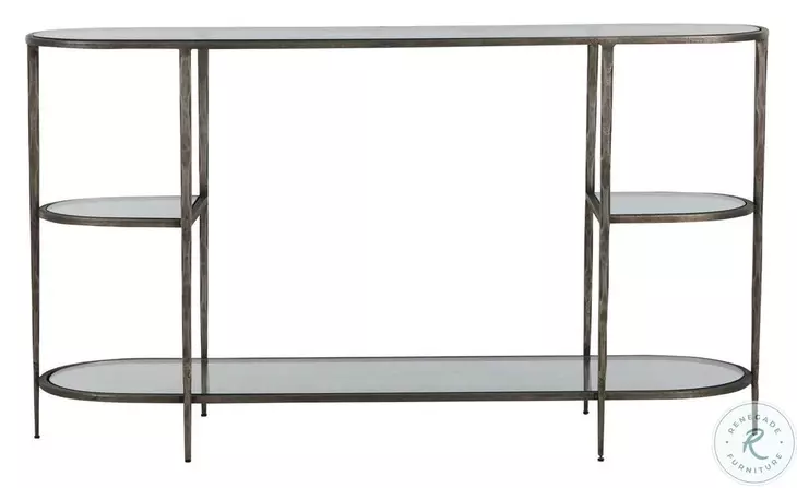 Wyeth Antique Nickel Console Table