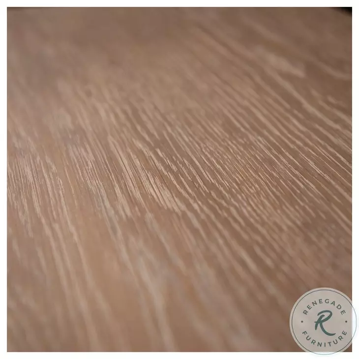 Emerson Cerused Plateau Brown Console Table