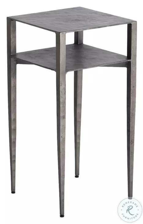 Nightingale Antique Nickel Side Table