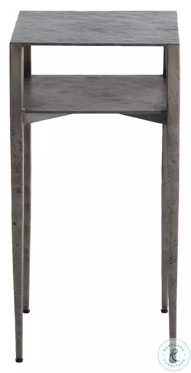 Nightingale Antique Nickel Side Table