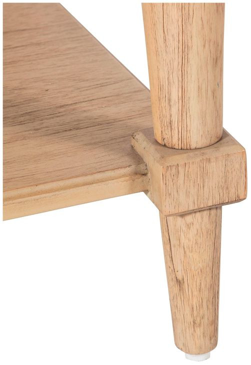 Nirvana Brushed Blonde Natural Console Table