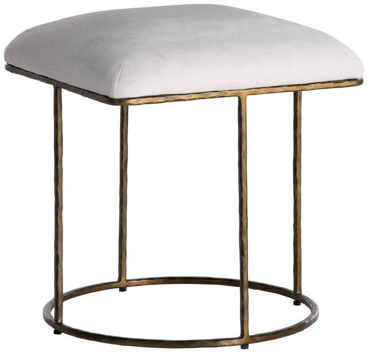 Lucas Natural Ivory Stool