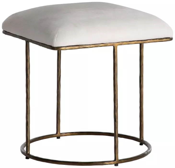 Lucas Natural Ivory Stool
