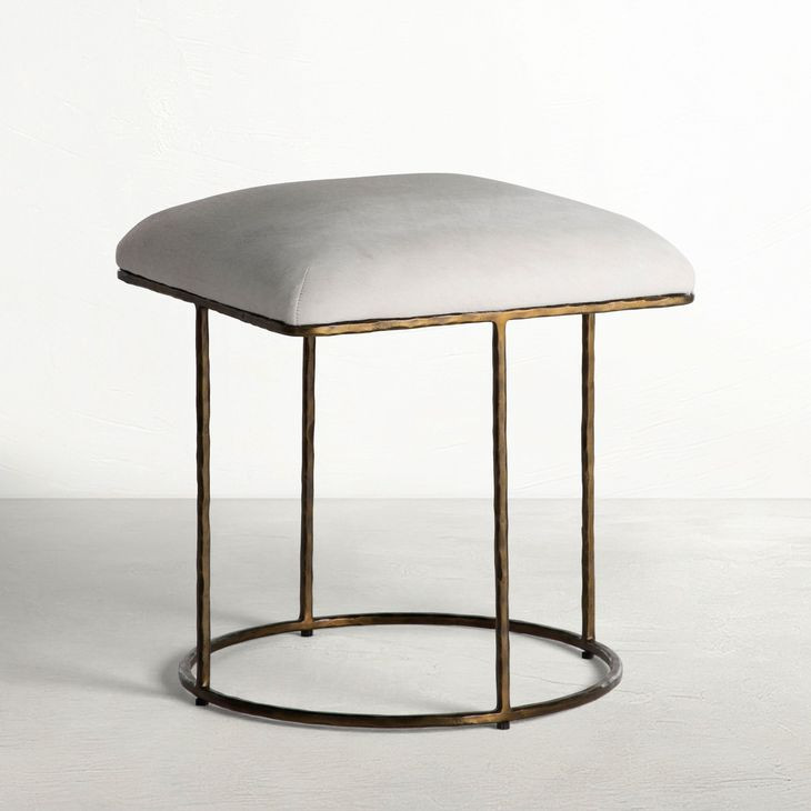 Lucas Natural Ivory Stool