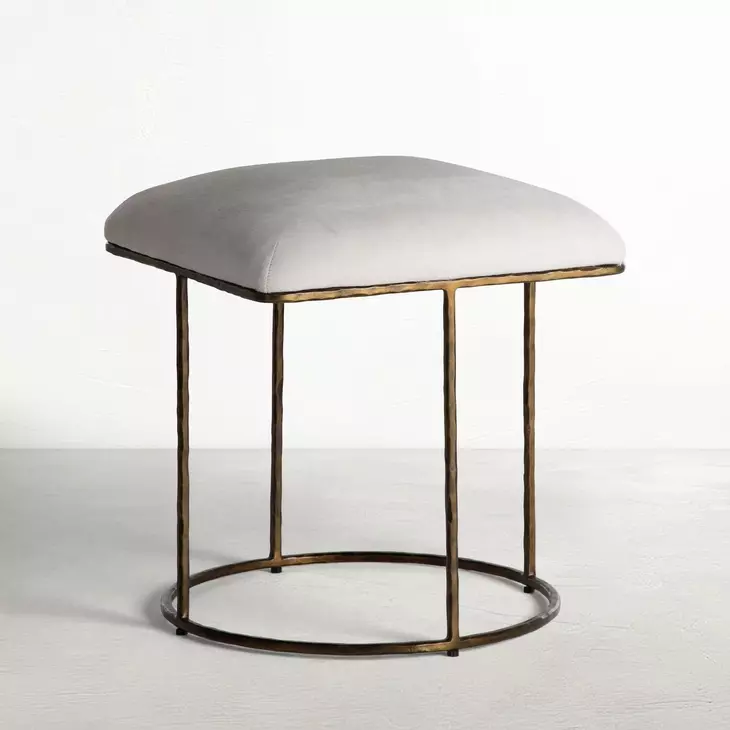Lucas Natural Ivory Stool