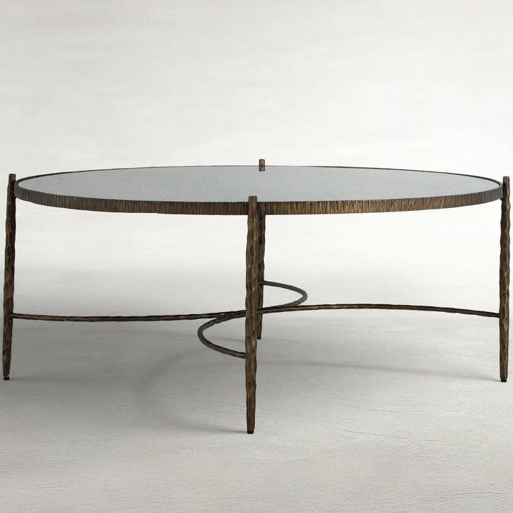 Lyra Aged Brass Coffee Table