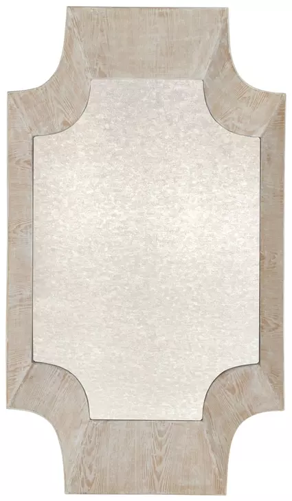 Farris White Arched Wall Mirror