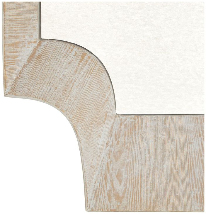 Farris White Arched Wall Mirror