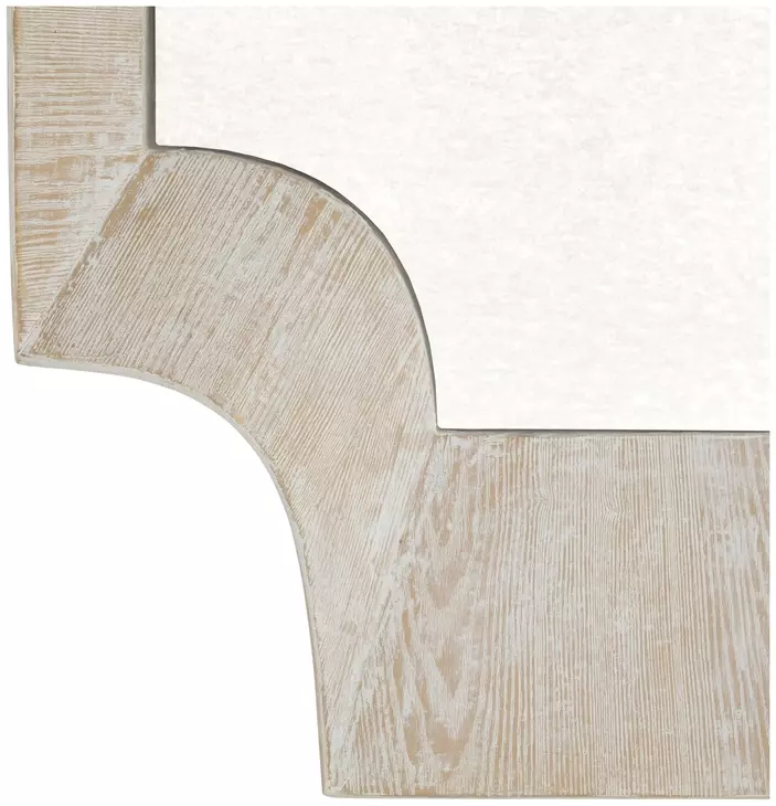 Farris White Arched Wall Mirror