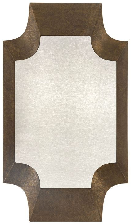 Farris Gilded Gold Arched Accent Mirror