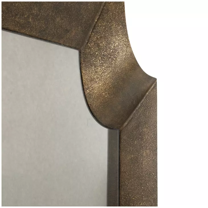 Farris Gilded Gold Arched Accent Mirror