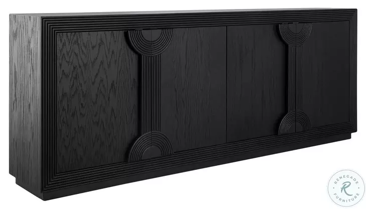 Areo Brushed Black Sideboard