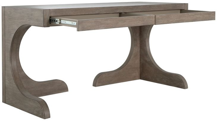 Carmen Brushed Gray 60" Writing Desk