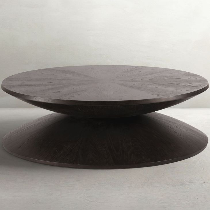 Reid Cerused Forest Black Coffee Table