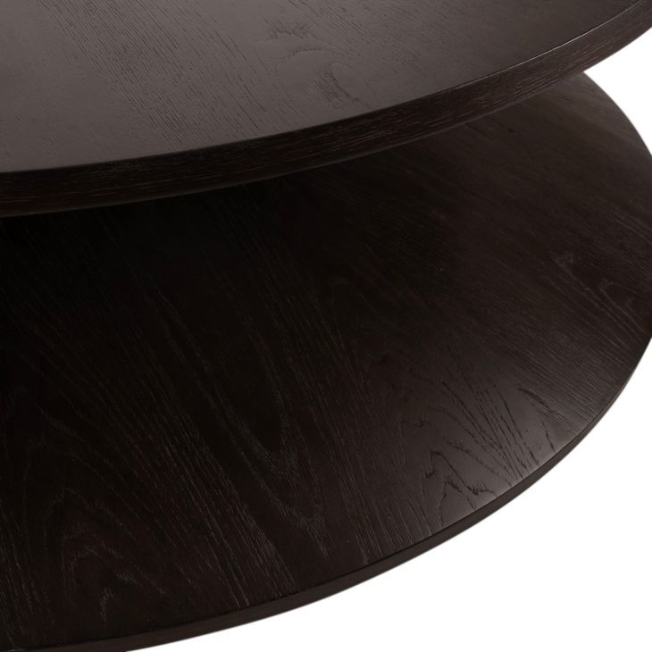 Reid Cerused Forest Black Coffee Table