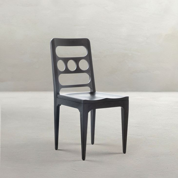 Ellison Cerused Forest Black Dining Chair
