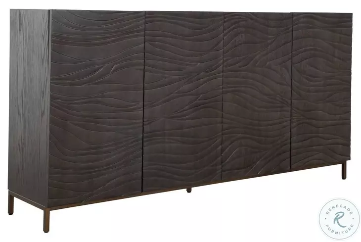 Oliver Natural Black Sideboard
