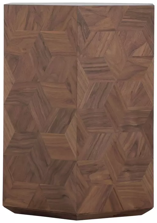Santiago Natural Walnut Side Table