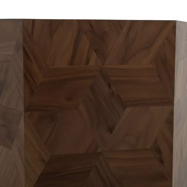 Santiago Natural Walnut Side Table