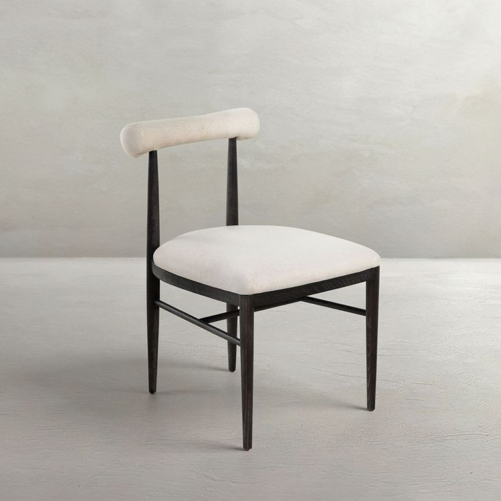 Vira White Performance Fabric Side Chair