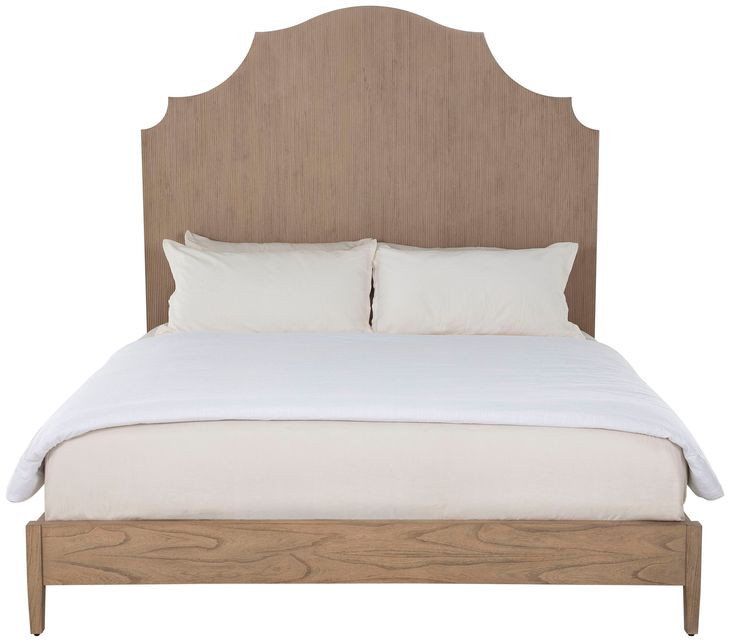 Princeton Cerused Natural King Panel Bed