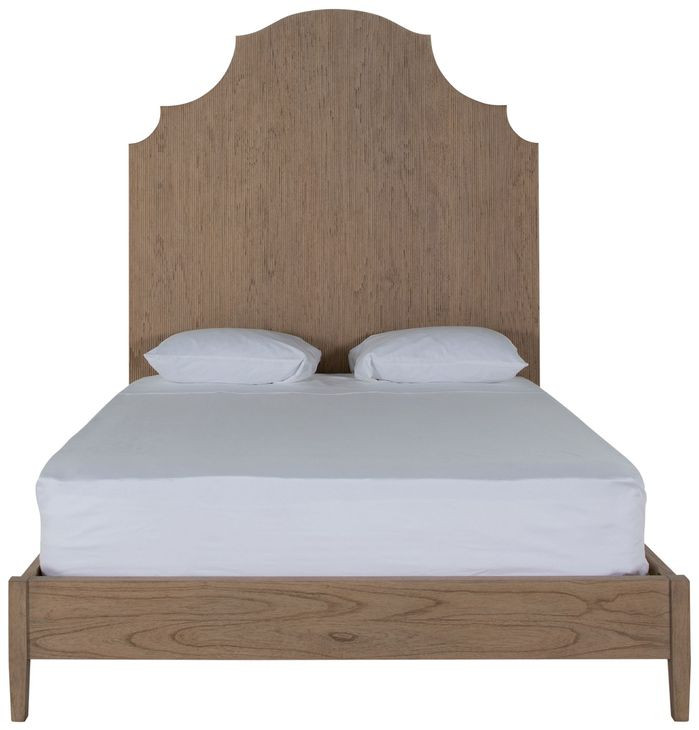 Princeton Cerused Natural Queen Panel Bed